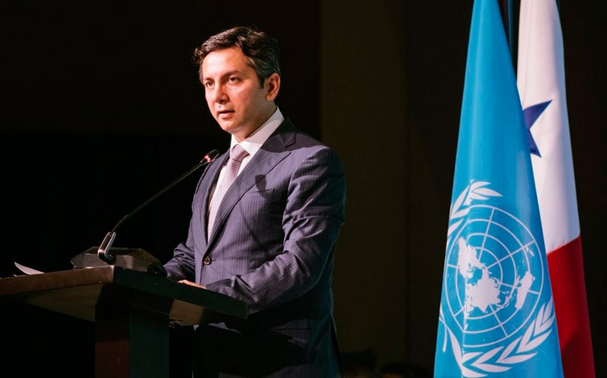 XİN başçısının müavini Panamada keçirilən  İqlim Həftəsində planer iclasda iştirak edib