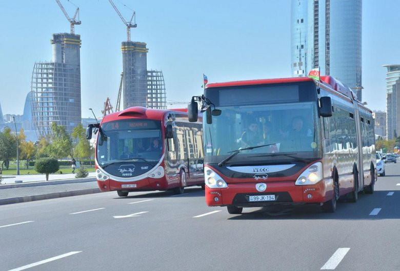 Bakıda iki marşrutun hərəkət sxemi dəyişdirilir