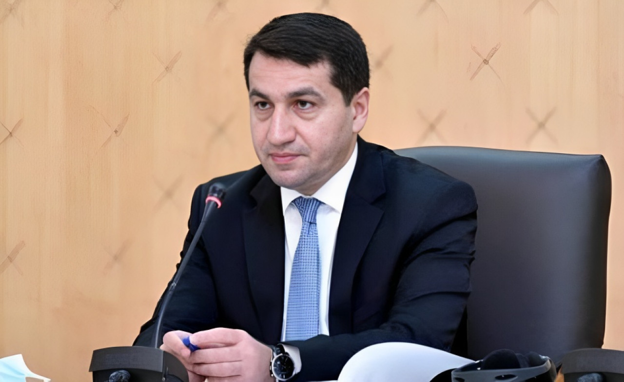 Hikmət Hacıyev Ağdam dəmiryolu stansiyası ilə bağlı paylaşım edib