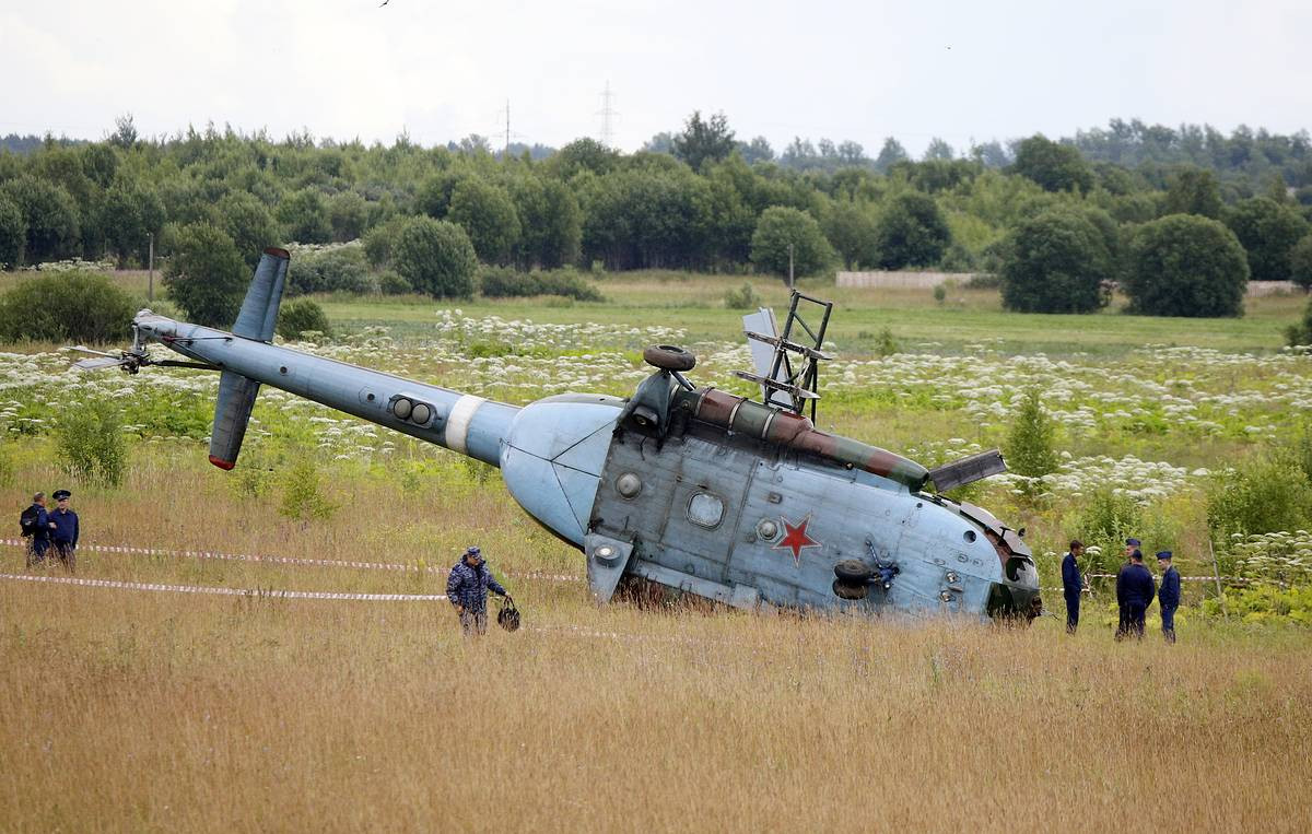 Rusiyada dəhşətli helikopter qəzası: Ekipaj üzvləri həlak olub