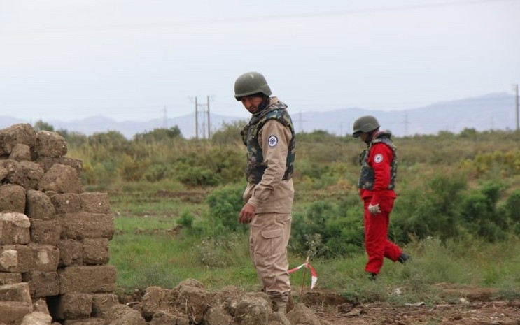 Azad edilmiş ərazilərdə aşkarlanan minaların sayı məlum olub