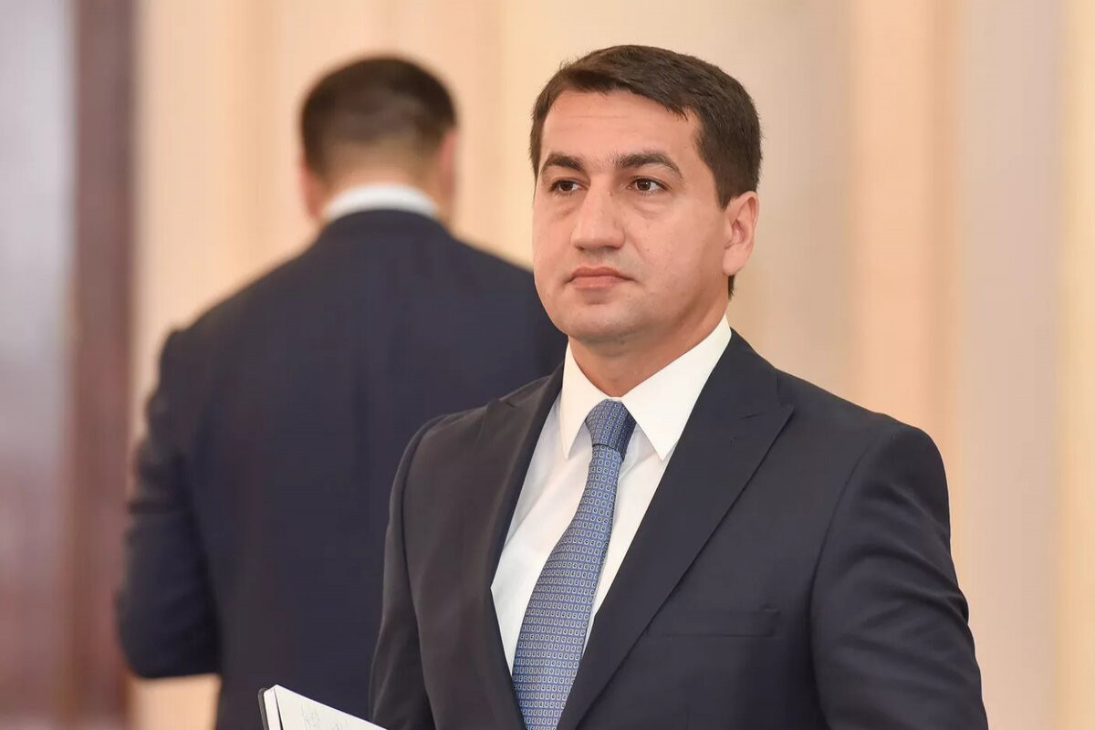 Hikmət Hacıyev rəsmi "X" hesabında Laçından görüntülər paylaşıb