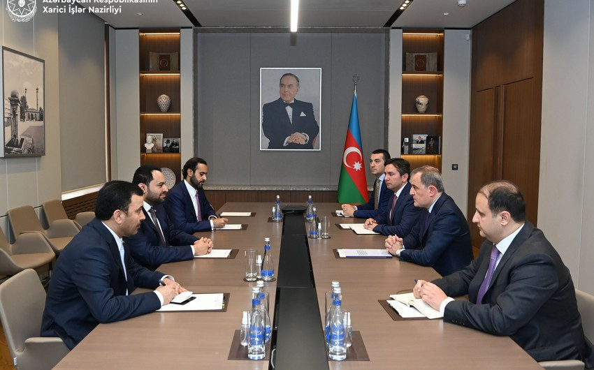 Ceyhun Bayramov Qətər XİN-nin dövlət naziri ilə görüşüb