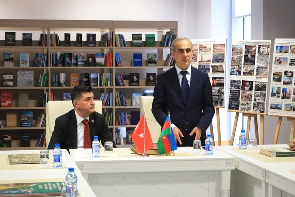 Türkiyənin Şəhid Ailələri və Qaziləri Dərnəyinin başqanı  Mərkəzi Elmi Kitabxanada olub