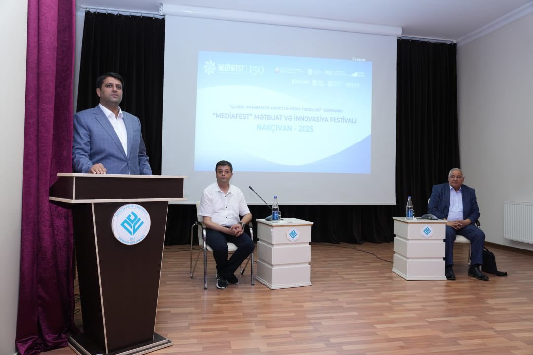 Naxçıvanda “MEDİAFEST-2025” çərçivəsində media tədqiqatçıları NDU-da müəllim və tələbələrlə görüşüb