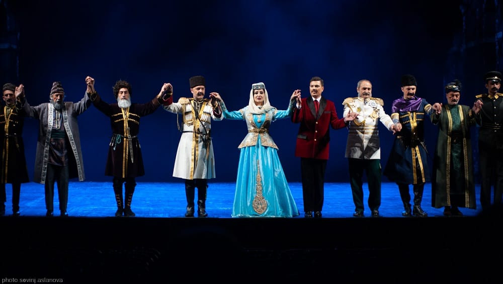 Xurşidbanu Natəvan Akademik Milli Dram Teatrının səhnəsində