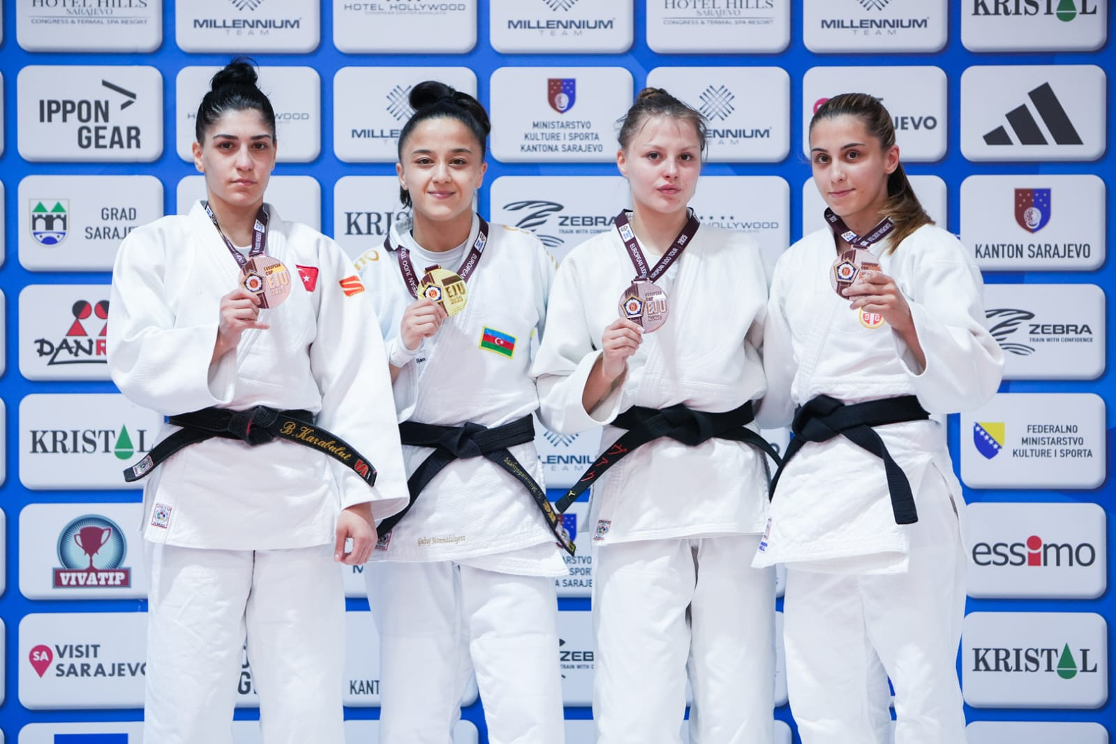 Azərbaycan cüdoçuları Avropa Kubokunu 4 medalla başa vurublar