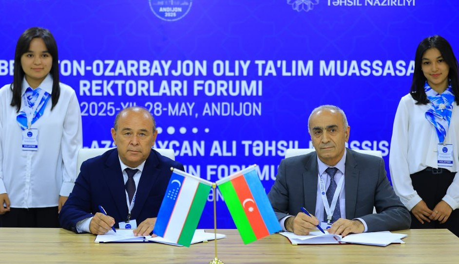 ADPU Özbəkistanın üç institutu ilə anlaşma memorandumu imzalayıb