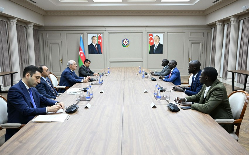 Əli Əsədov seneqallı nazirlə müxtəlif sahələrdə inkişaf perspektivlərini müzakirə edib