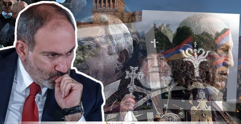 Ermənistanda gərginlik səngimir: Paşinyan Apostol Kilsəsini tənqid edib