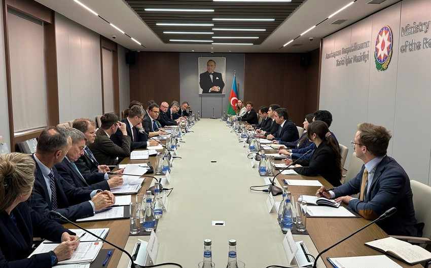 Yalçın Rəfiyev Şimal və Baltik dövlətlərinin nümayəndələri ilə regional əməkdaşlıq məsələlərini müzakirə edib