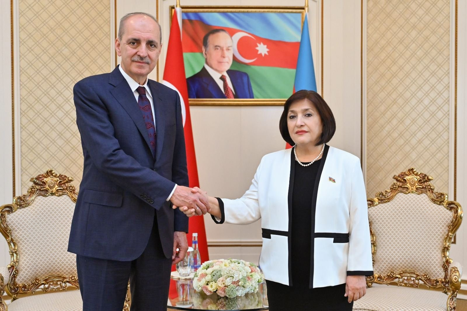 Sahibə Qafarova Türkiyə Böyük Millət Məclisinin sədrini təbrik etdi