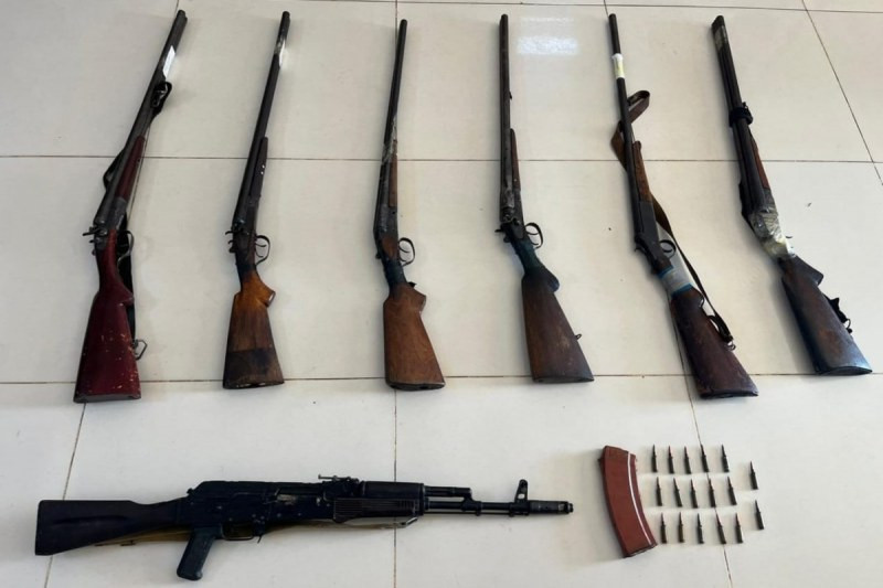 Cəlilabadda 10 nəfər qanunsuz silahları polisə təhvil verib