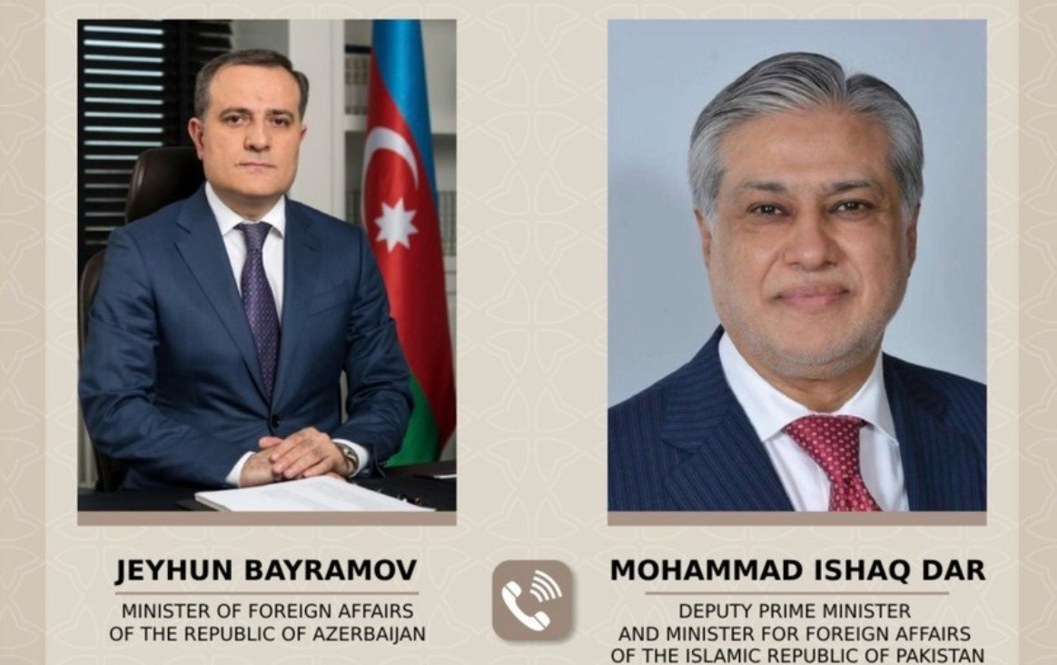 Ceyhun Bayramov və Pakistanın xarici işlər naziri arasında telefon danışığı baş tutub