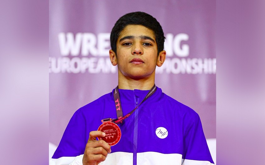 Azərbaycanın daha bir güləşçisi Avropa çempionatında qızıl medal qazanıb