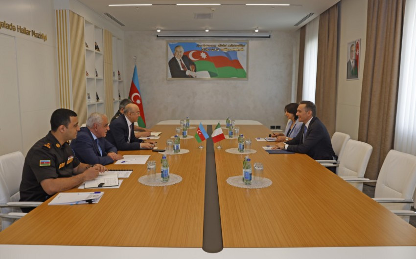 Kəmaləddin Heydərov İtaliyanın Azərbaycandakı səfiri ilə görüşüb