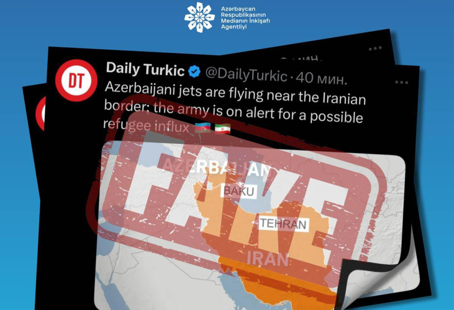 Azərbaycan hərbi təyyarələrinin İranla sərhəddə uçuşlar etdiklərinə dair məlumatlar reallığı əks etdirmir