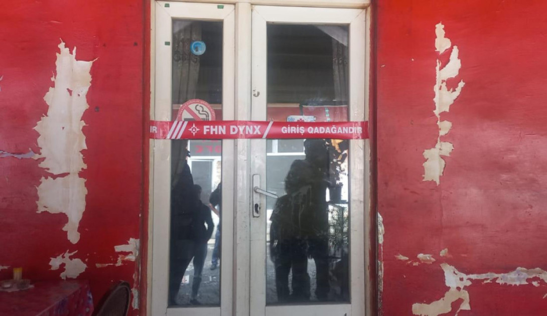 Daha bir yanğın təhlükəli kafenin fəaliyyəti dayandırılıb