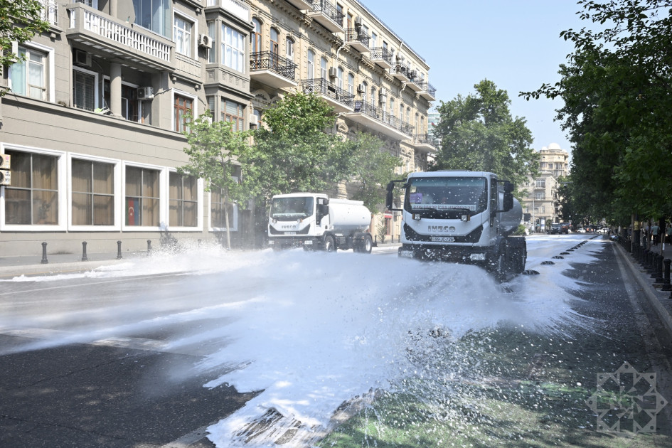 Paytaxtda növbəti dəfə genişmiqyaslı təmizlik işləri aparılıb