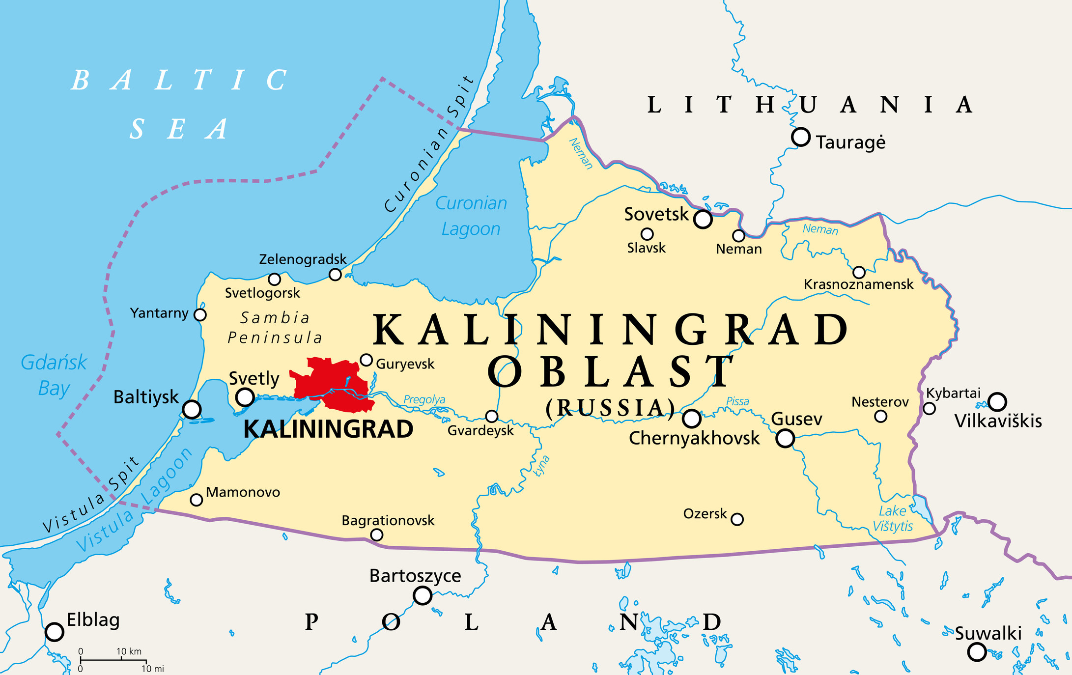 Kalininqradda partlayış: Rusiya hərbi obyektləri işıqsız qaldı