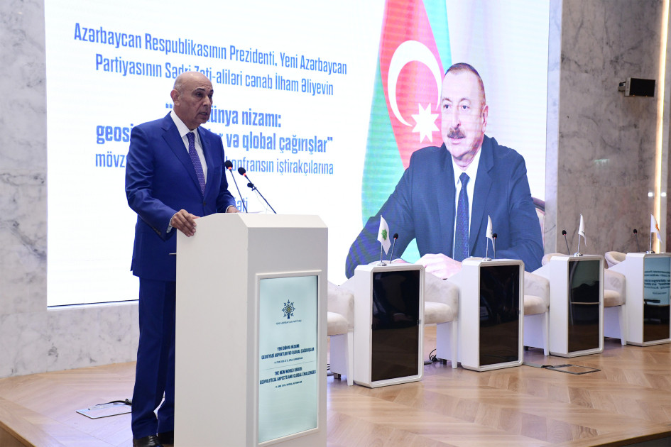 Şuşada “Yeni dünya nizamı: geosiyasi aspektlər və qlobal çağırışlar” mövzusunda beynəlxalq konfrans keçirilib
