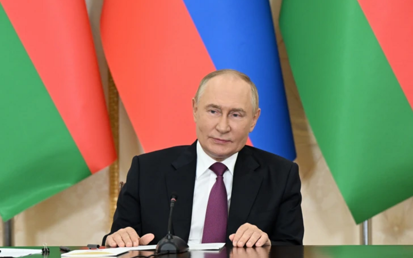 Putin: Rusiya ilə Azərbaycan arasında logistika sahəsində əməkdaşlıq inkişaf edir