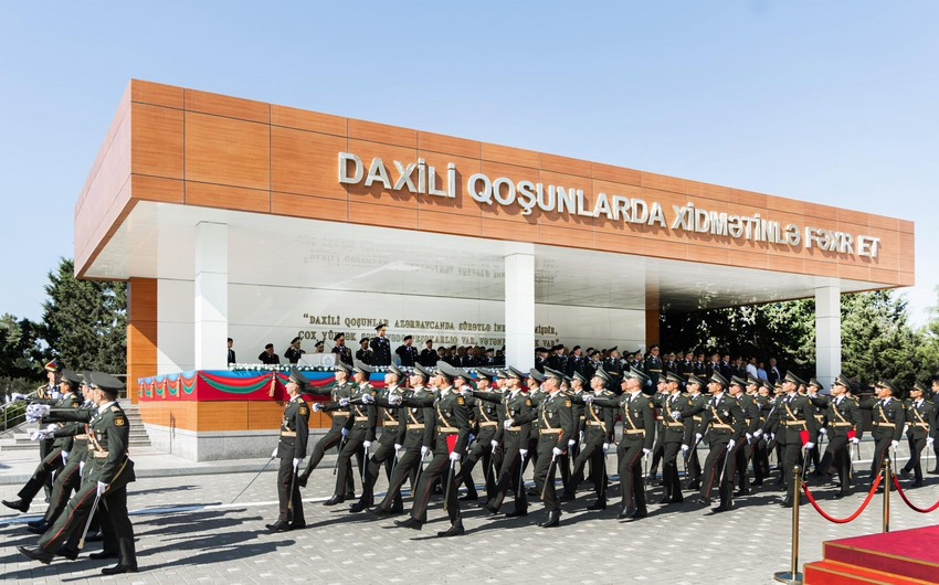 DİN-in Hərbi İnstitutunda buraxılış olub