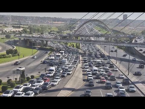 Paytaxtın bir sıra yollarında tıxac müşahidə olunub