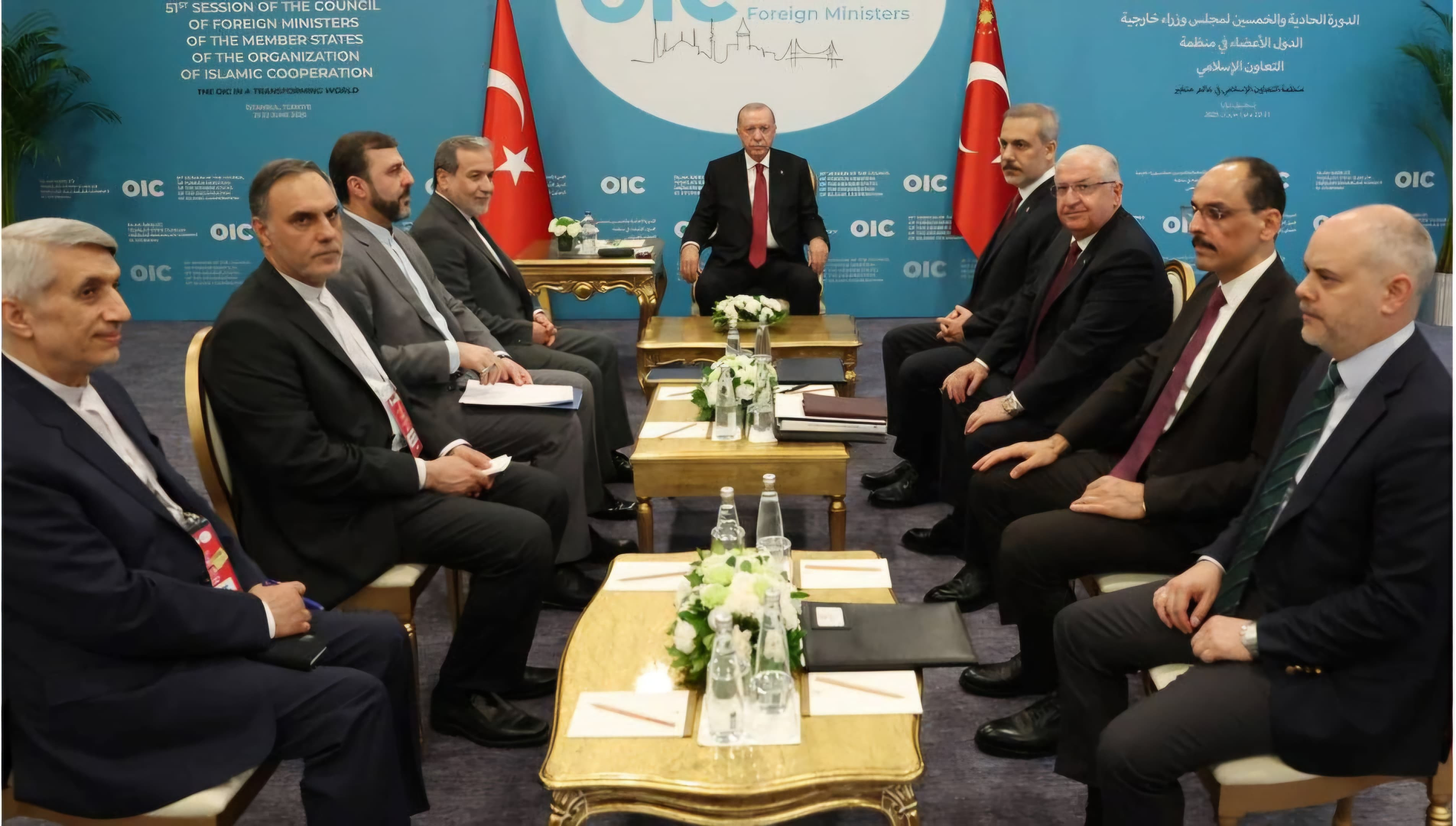 Ərdoğanla Əraqçı bir araya gəldi