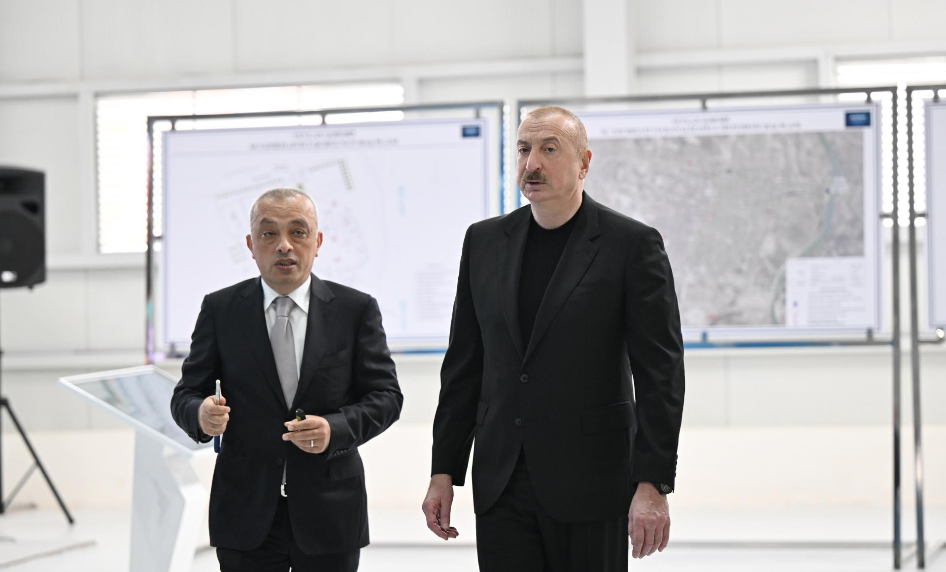 Prezident Yevlax şəhəri qumsüzgəc texnologiyalı sutəmizləyici qurğunun açılışında iştirak edib