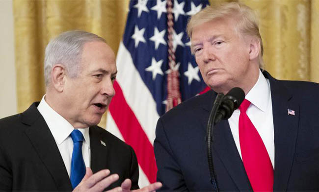 Tramp Netanyahudan İrana zərbəni dayandırmağı istəyib