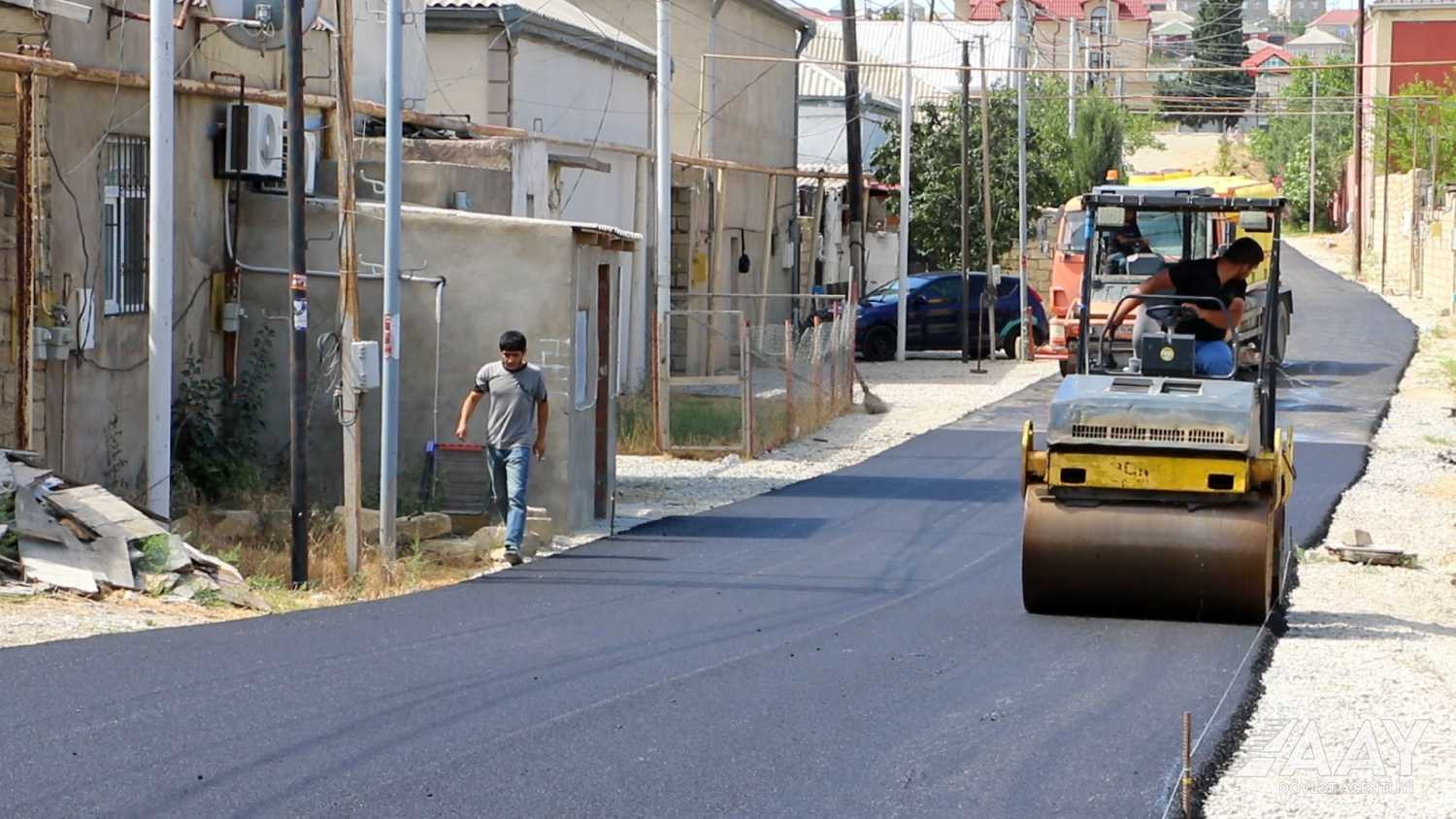 Hökməli qəsəbəsində şəhid Zülfüqar Qubatov küçəsinin təmiri yekunlaşmaq üzrədir