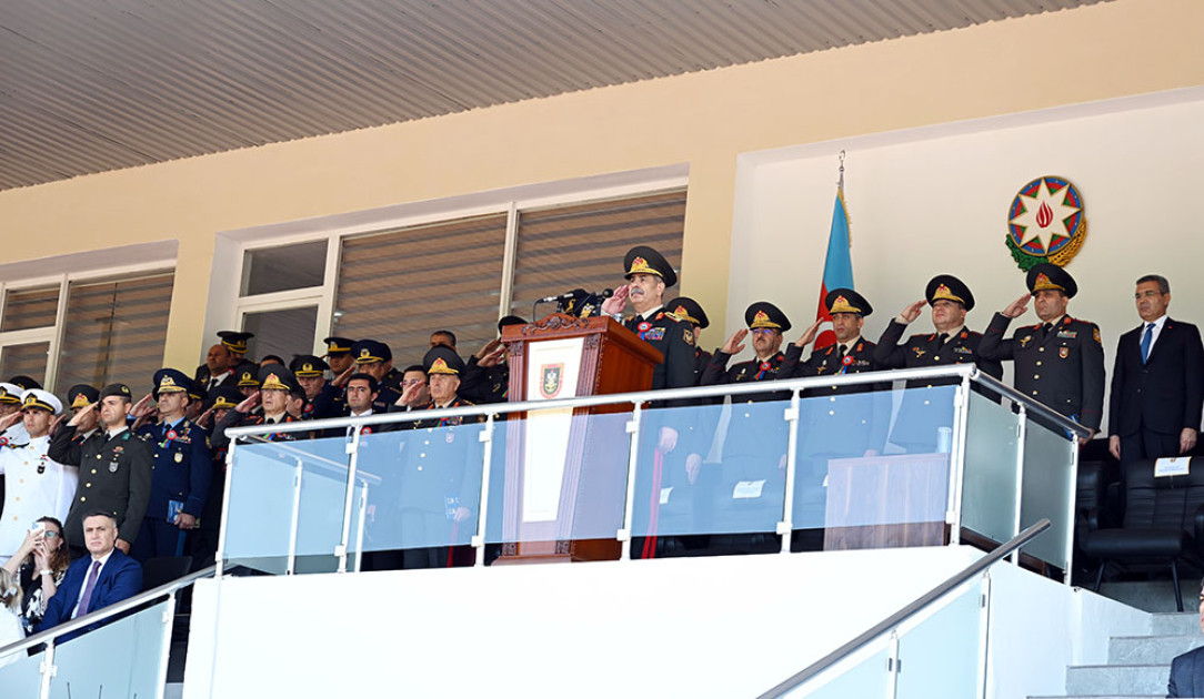 Heydər Əliyev adına Hərbi İnstitutun buraxılış mərasimi keçirilib