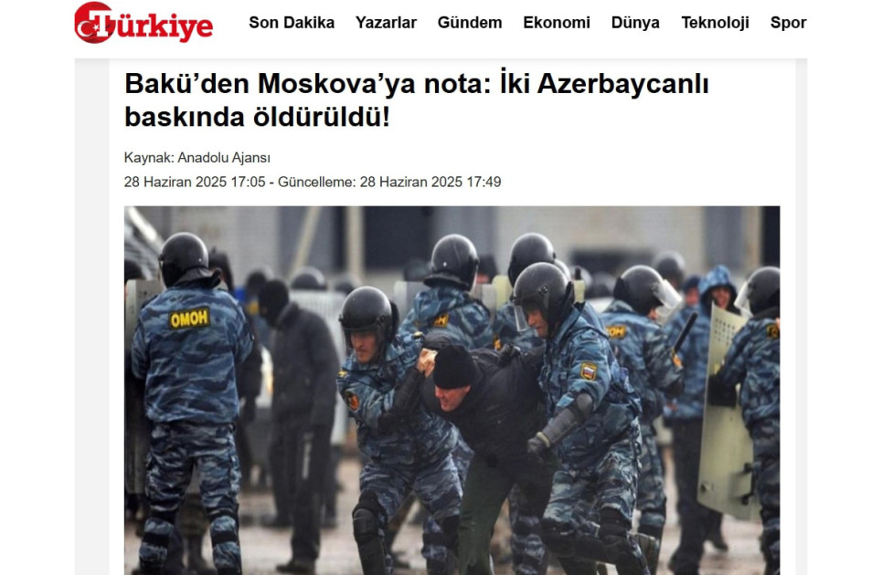 Türkiyə mediası: