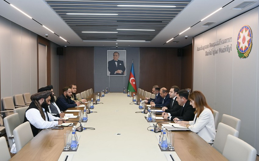 Elnur Məmmədov əfqanıstanlı həmkarı ilə görüşüb, əməkdaşlıq sahələrini müzakirə edib