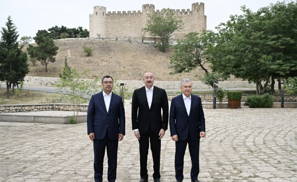 Azərbaycan, Özbəkistan və Qırğızıstan prezidentləri Şahbulaq qalasında olublar