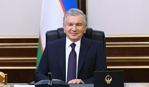 Özbəkistan Prezidenti Fəxri xiyabanda Ulu Öndər Heydər Əliyevin xatirəsini anıb
