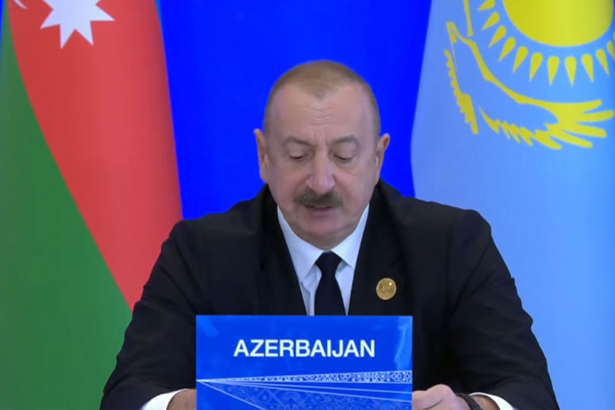 Prezident İlham Əliyev ECO-ya uğurlu sədrliyə görə Qazaxıstana təşəkkür edib