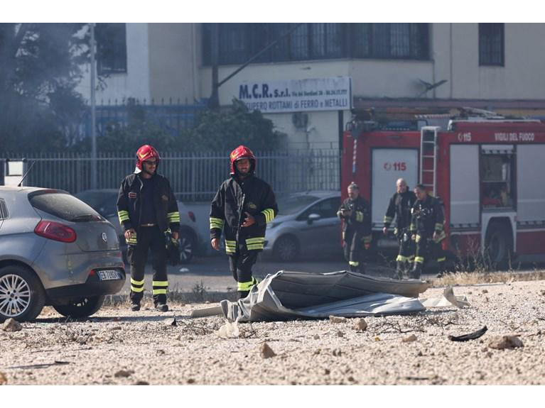 Roma şəhərində yanacaqdoldurma məntəqəsində güclü partlayış baş verib