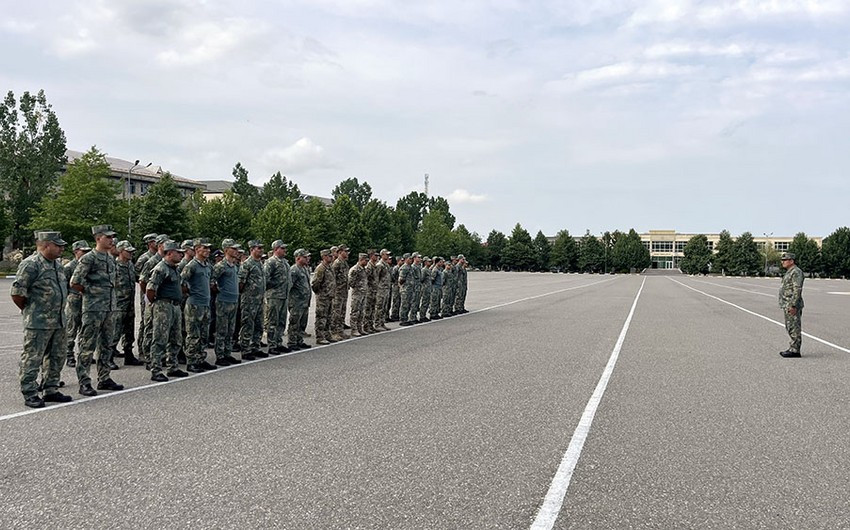 Səmti müəyyənetmə üzrə yarışda hərbçilər güclərini yoxlayıblar