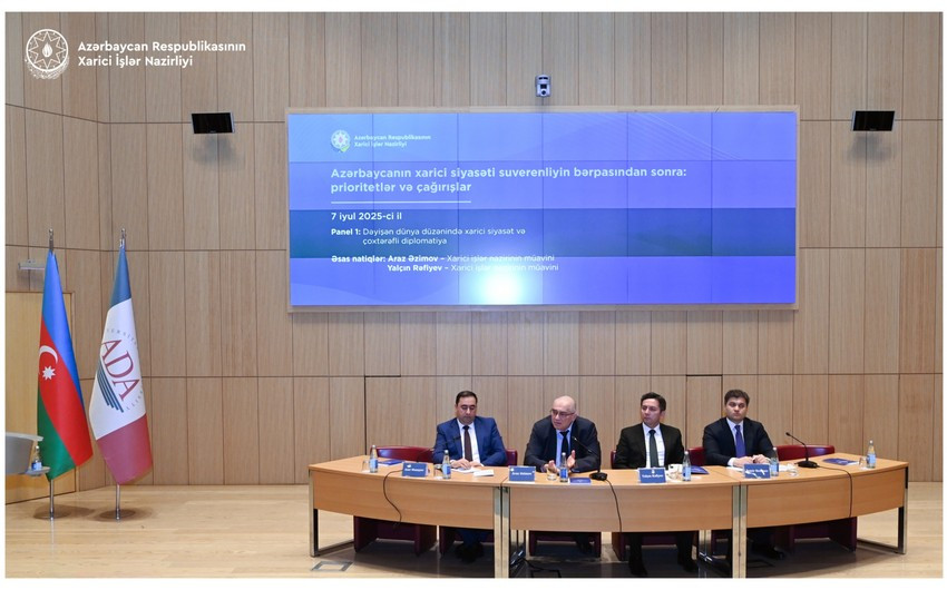 Diplomatik xidmət orqanları rəhbərləri postmünaqişə dövrünün reallıqlarını müzakirə ediblər