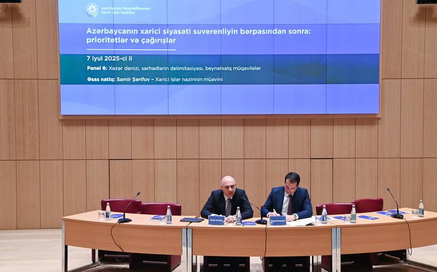 Diplomatik müşavirədə Ermənistanla sərhədin delimitasiyası və Xəzər dənizinin hüquqi statusu müzakirə edilib