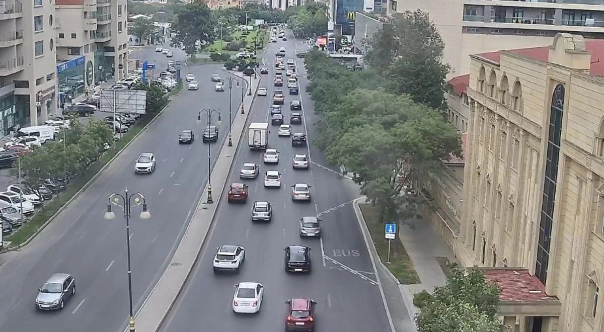 Bakının sıxlıq müşahidə olunan əraziləri