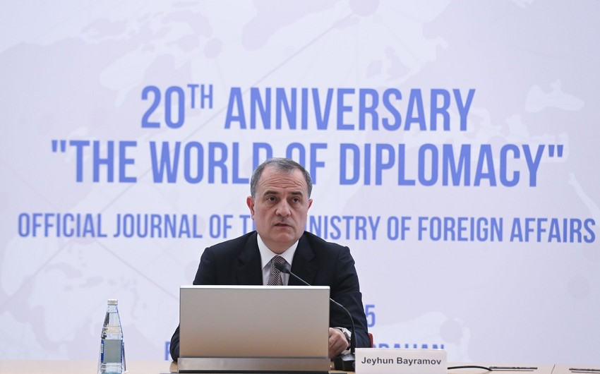 Azərbaycan XİN-in “Diplomatiya Aləmi” jurnalının 20 illiyi qeyd olunub