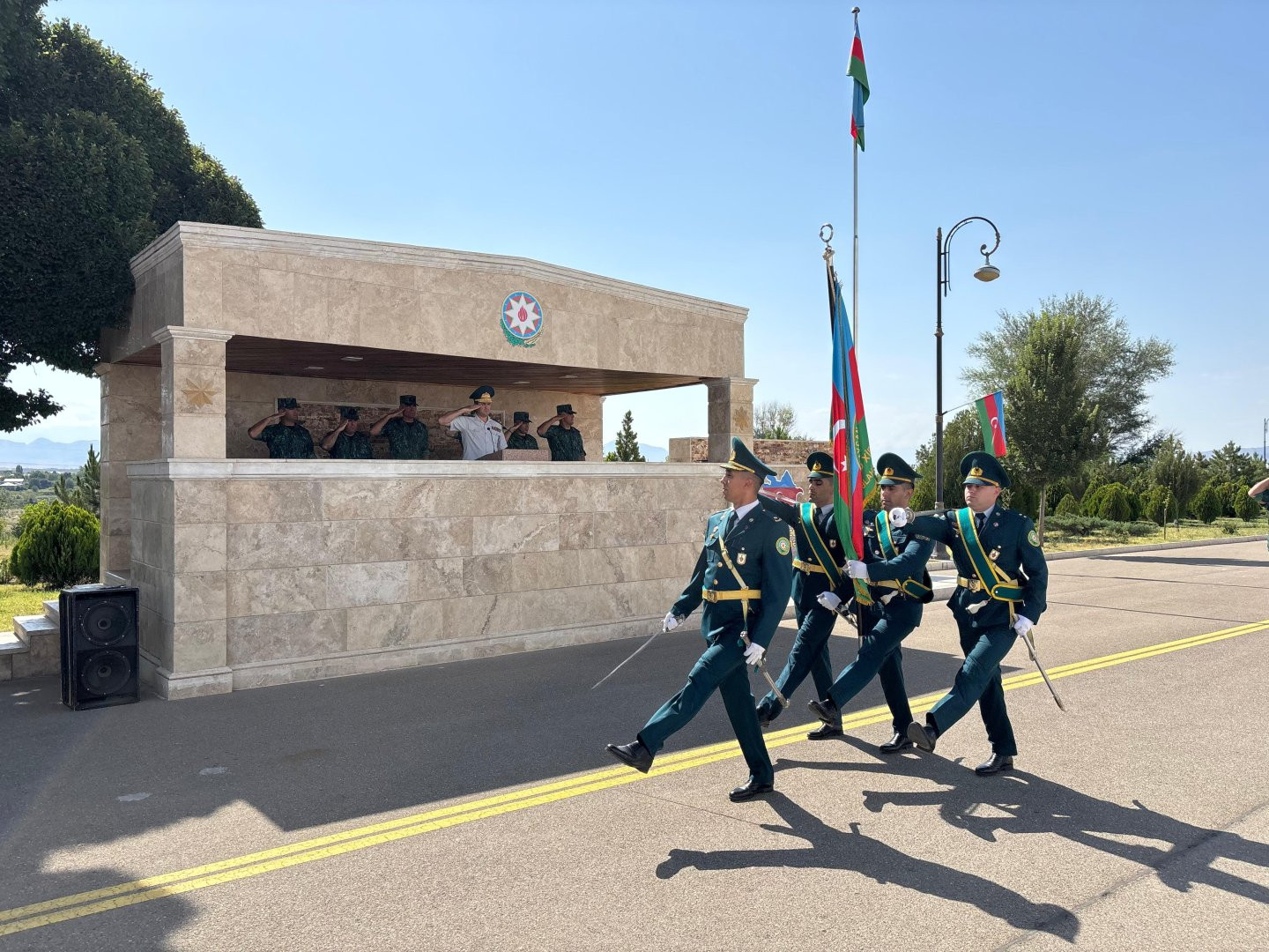 Hərbi xidməti başa vuran sərhədçi əsgərlər ehtiyata buraxılıb