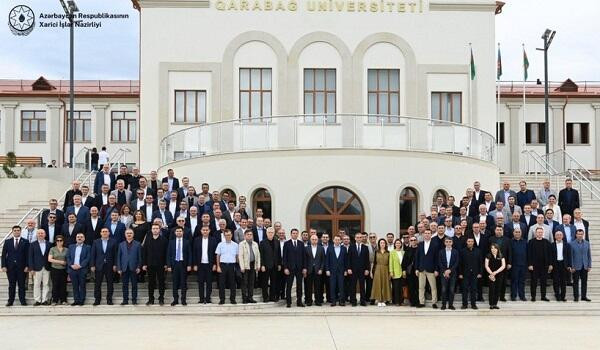 Diplomatlarımız Qarabağ Universitetində...