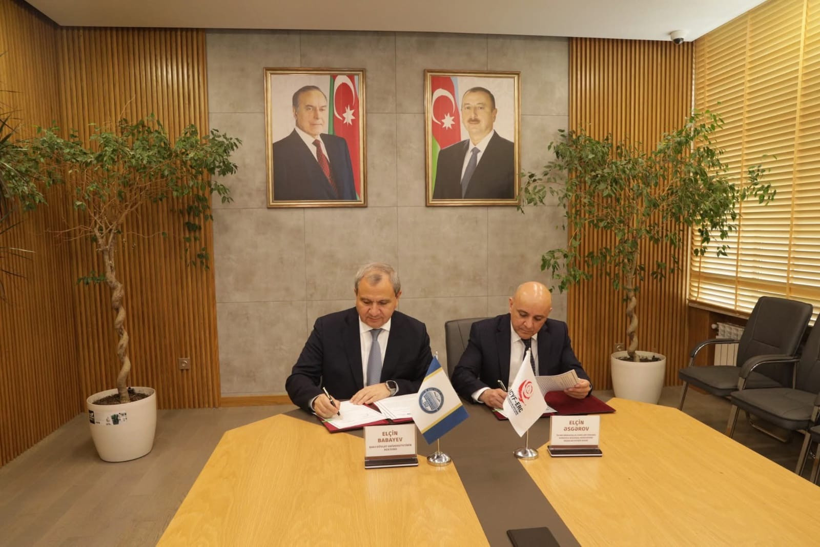 BDU və İƏT Gənclər Forumu Avrasiya Regional Mərkəzi əməkdaşlıq memorandumu imzalanıb