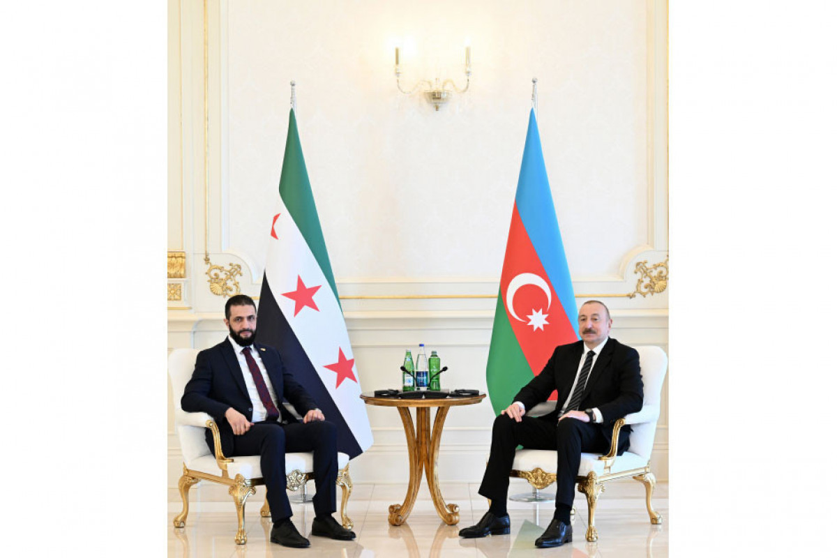 Əhməd Əl Şaraa Azərbaycanın Suriyaya göstərdiyi qardaşlıq dəstəyinə görə Prezident İlham Əliyevə təşəkkür edib
