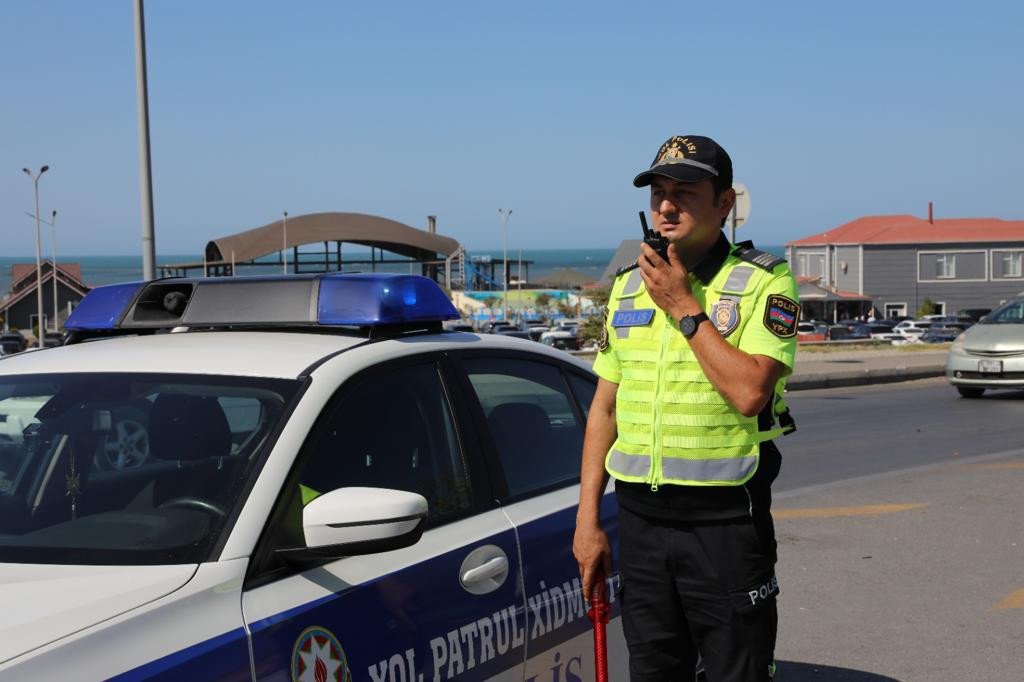 İstirahət zonalarında polisin fasiləsiz xidməti təşkil edilib