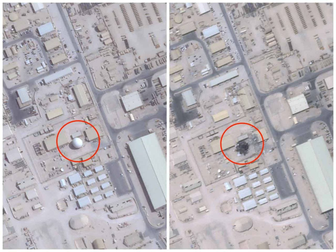 Peyk görüntüləri sızdı – Pentaqon Əl-Udeid bazasına hücumu təsdiqlədi